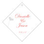 Personalize Orchid Diamond Wedding Hang Tag